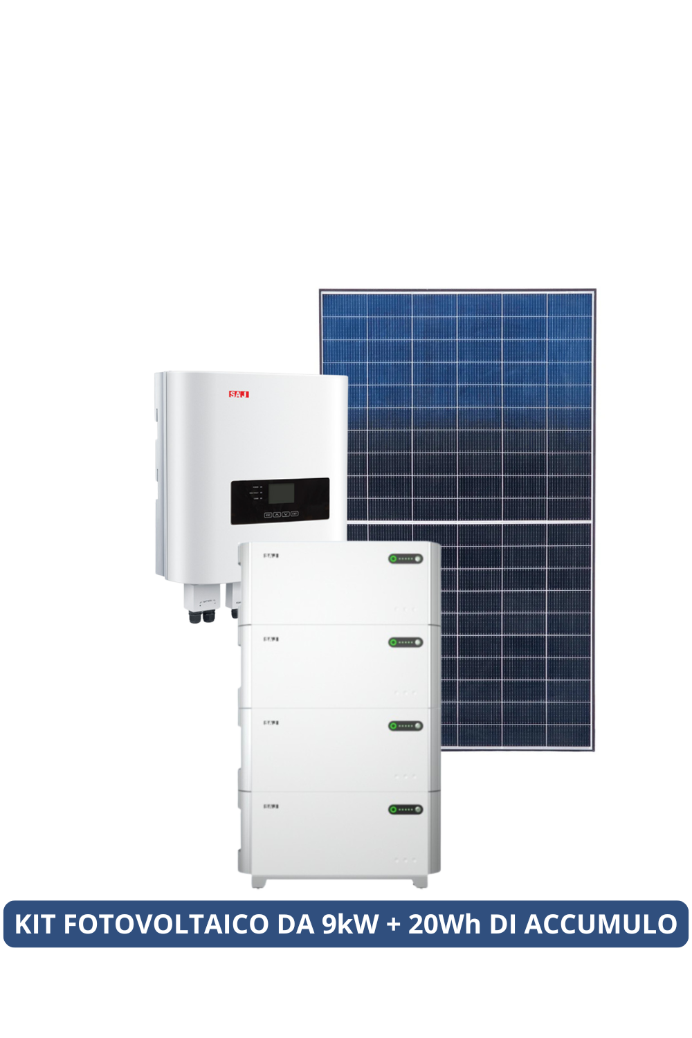 KIT FOTOVOLTAICO SAJ DA 9,1kW + 20kWh di accumulo